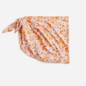 BRAND NEW with Tags J. Crew SWIM SARONG IN ZINNIA FLORAL